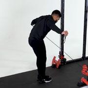 Cable Bent-Over Lateral Pulley  Demonstration
