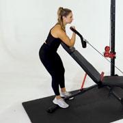 Cable One-Arm Preacher Curl Demonstration