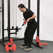 Cable V-Bar Row Demonstration