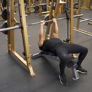 Smith Machine Decline Bench Press (Close Grip) Demonstration