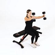 Dumbbell Seated Front Raise (Hammer) Demonstration