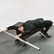 Barbell Decline Pullover Demonstration