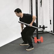 Barbell Landmine One-Arm Row Demonstration