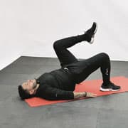 Glute Bridge March Demonstration