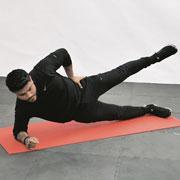 Side Plank Hip Abduction Demonstration