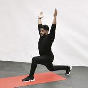 Warrior High Lunge Demonstration