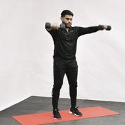 Dumbbell 3 Way Shoulder Raise Demonstration