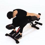 Dumbbell Seated Bent-Over One-Arm Tricep Extension Demonstration