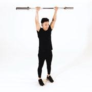 Barbell Front Raise Pullover Demonstration