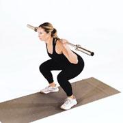 Barbell Speed Squat Demonstration