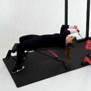 Cable Lying Tricep Extension Demonstration