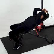 Cable Incline Tricep Extension Demonstration