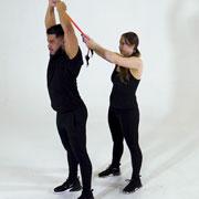 Towel Tricep Extension Demonstration