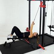 Cable Bicep Curl (Supine Close Grip) Demonstration