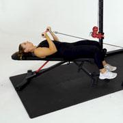Cable Bicep Curl (Supine) Demonstration