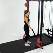 Cable One-Arm Bicep Curl Demonstration