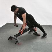 Dumbbell Prone Incline Shrug Demonstration