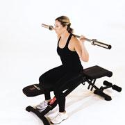 Barbell Seated Good Morning Demonstration