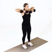 Dumbbell Upright Row Demonstration