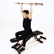 Barbell Bradford Rocky Press Demonstration