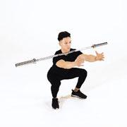 Barbell Frankenstein Squat Demonstration