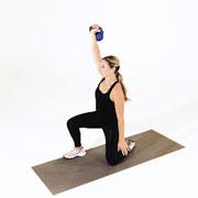 Kettlebell Turkish Get-Up Lunge Demonstration