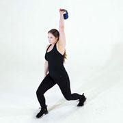 Kettlebell One-Arm Split Snatch Demonstration