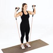 Band Shoulder Press Demonstration