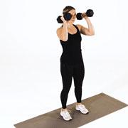 Dumbbell Hammer Shoulder Press Demonstration