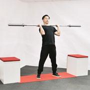 Barbell Clean From Blocks Demonstration