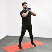 Kettlebell Open Palm Clean Demonstration