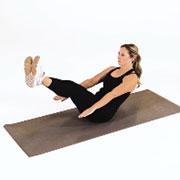 Boat Pose Demonstration