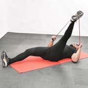 Reclining Big Toe Pose Demonstration
