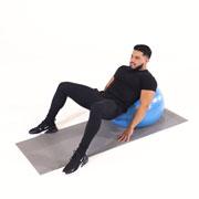 Stability Ball Back Stretch Demonstration