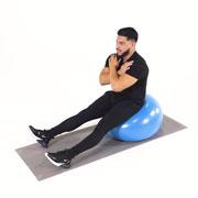 Stability Ball Hamstring Stretch Demonstration
