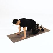 Kneeling Lat Stretch Demonstration