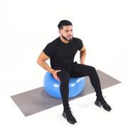 Stability Ball Neck Extension Demonstration