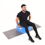 Stability Ball Side Bend Demonstration