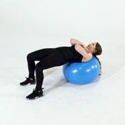 Stability Ball Hip Thrust  Demonstration