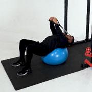 Stability Ball Cable Fly  Demonstration