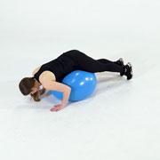 Stability Ball Hip Extension Demonstration