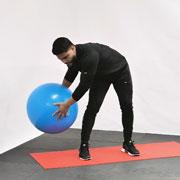 Stability Ball Wood Chop Demonstration