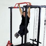 Hanging Knee Raise Rotation Demonstration