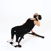 Dumbbell Incline One-Arm Press Demonstration