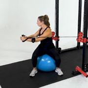 Cable Rotation (Stability Ball) Demonstration
