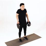 Weight Plate Shrug Demonstration