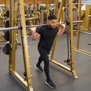Smith Machine Split Squat Demonstration