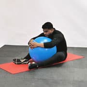 Stability Ball Hug Demonstration