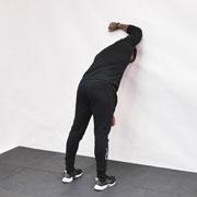 One-Arm Wall Stretch Demonstration
