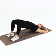 Pelvic Tilt to Glute Bridge Demonstration
